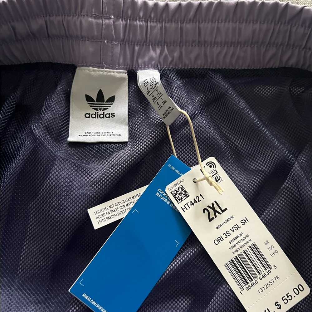 Adidas Lavender Swim Trunk - Picture 3 of 3